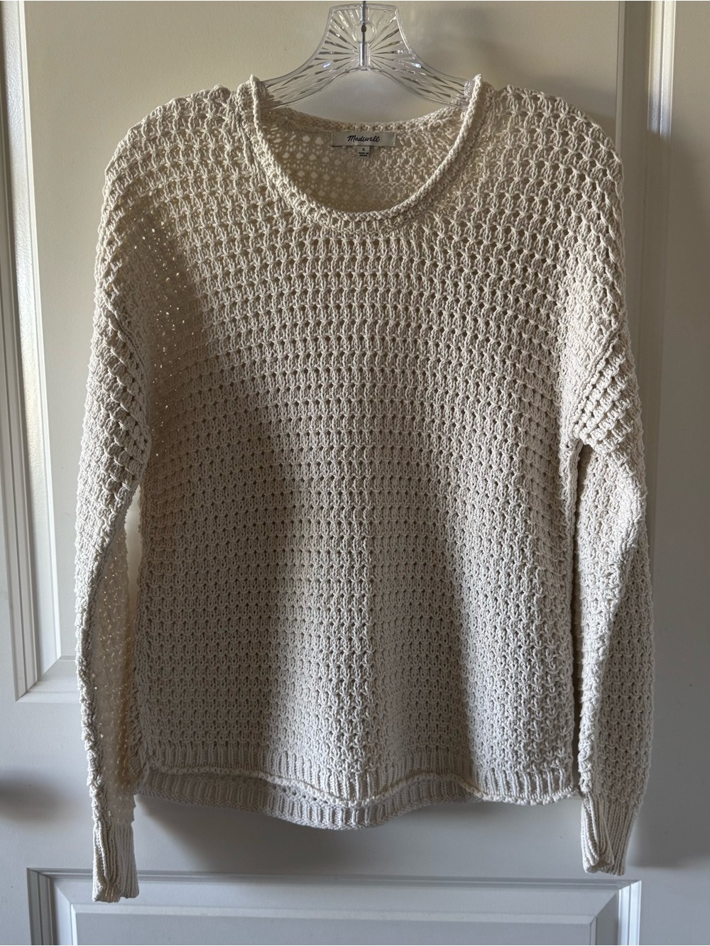 Madewell crochet sweater